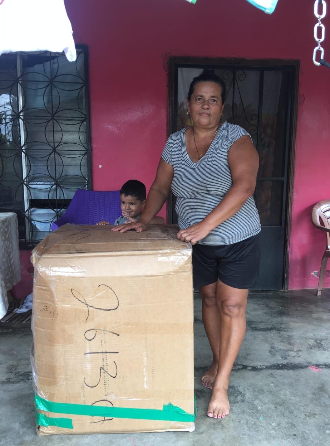 Entrega en El Salvador